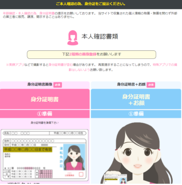 VI－VO身分証提出