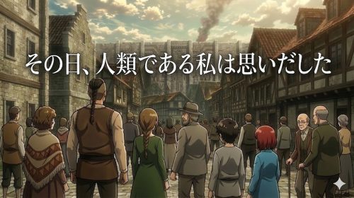 その日、人類である私は思いだした